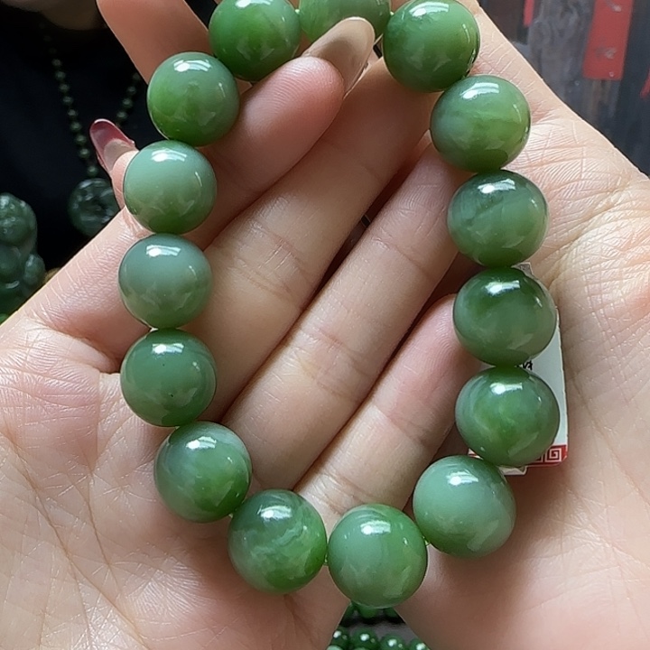 和田玉（碧玉）手串未镶嵌