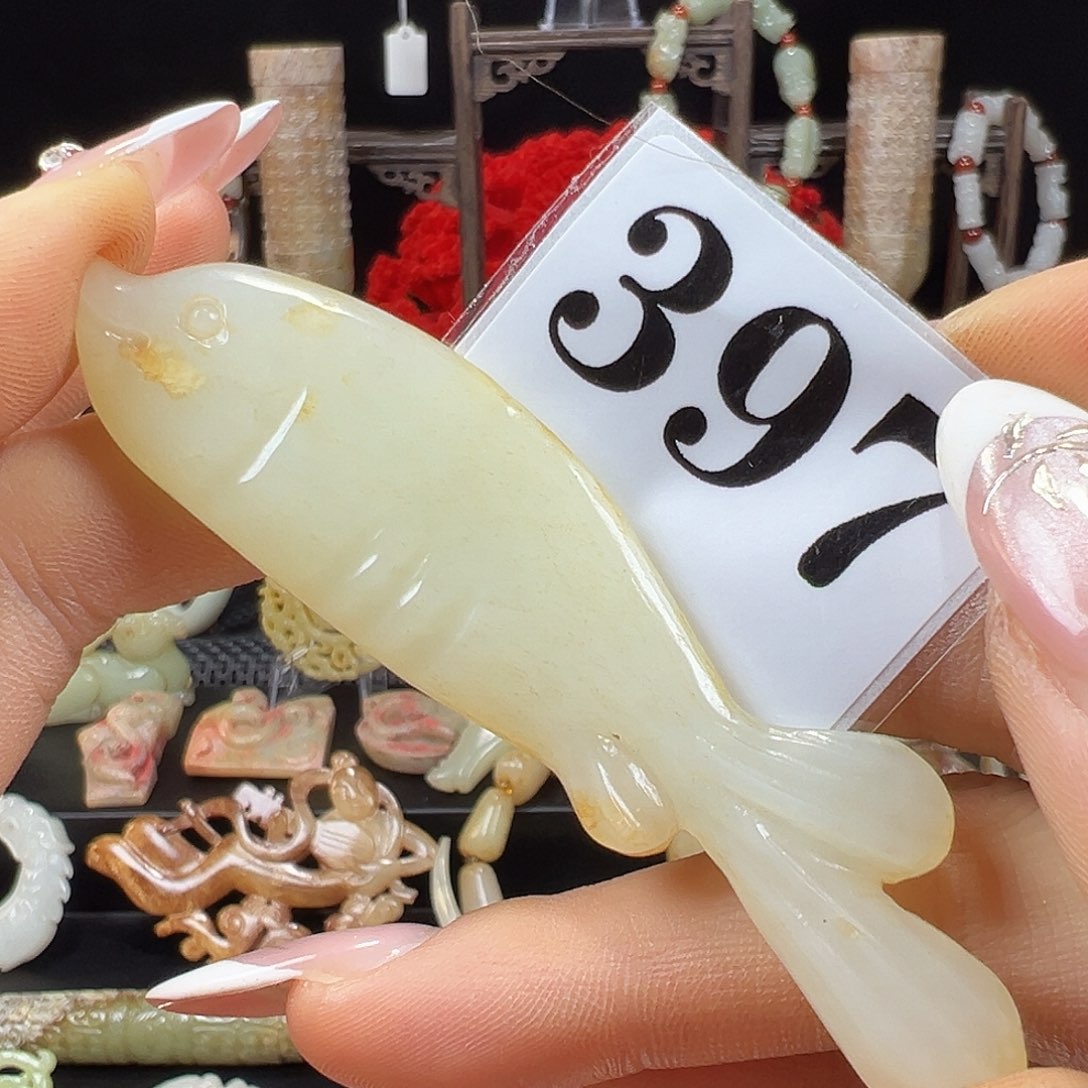 董***会和田玉未镶嵌挂件