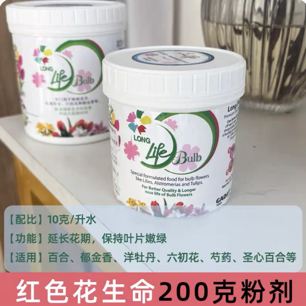 百合-花生命鲜花保鲜剂营养剂以色列进口鲜花适用重瓣百合洋牡丹