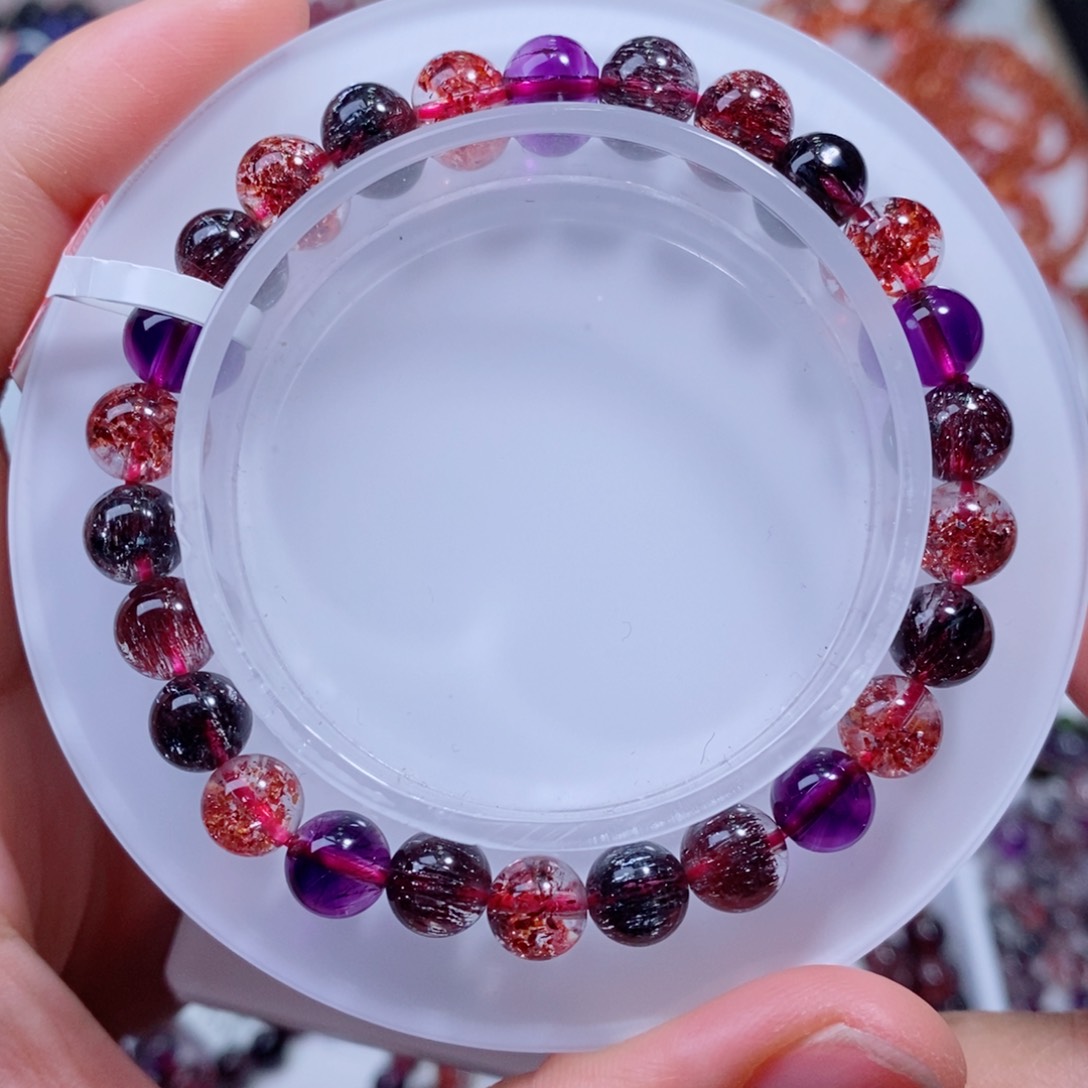 手串未镶嵌水晶黑加仑