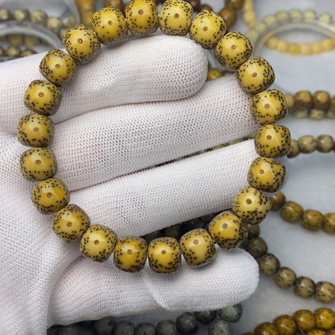 负***行手串星月菩提10.6大眼黄金瞳