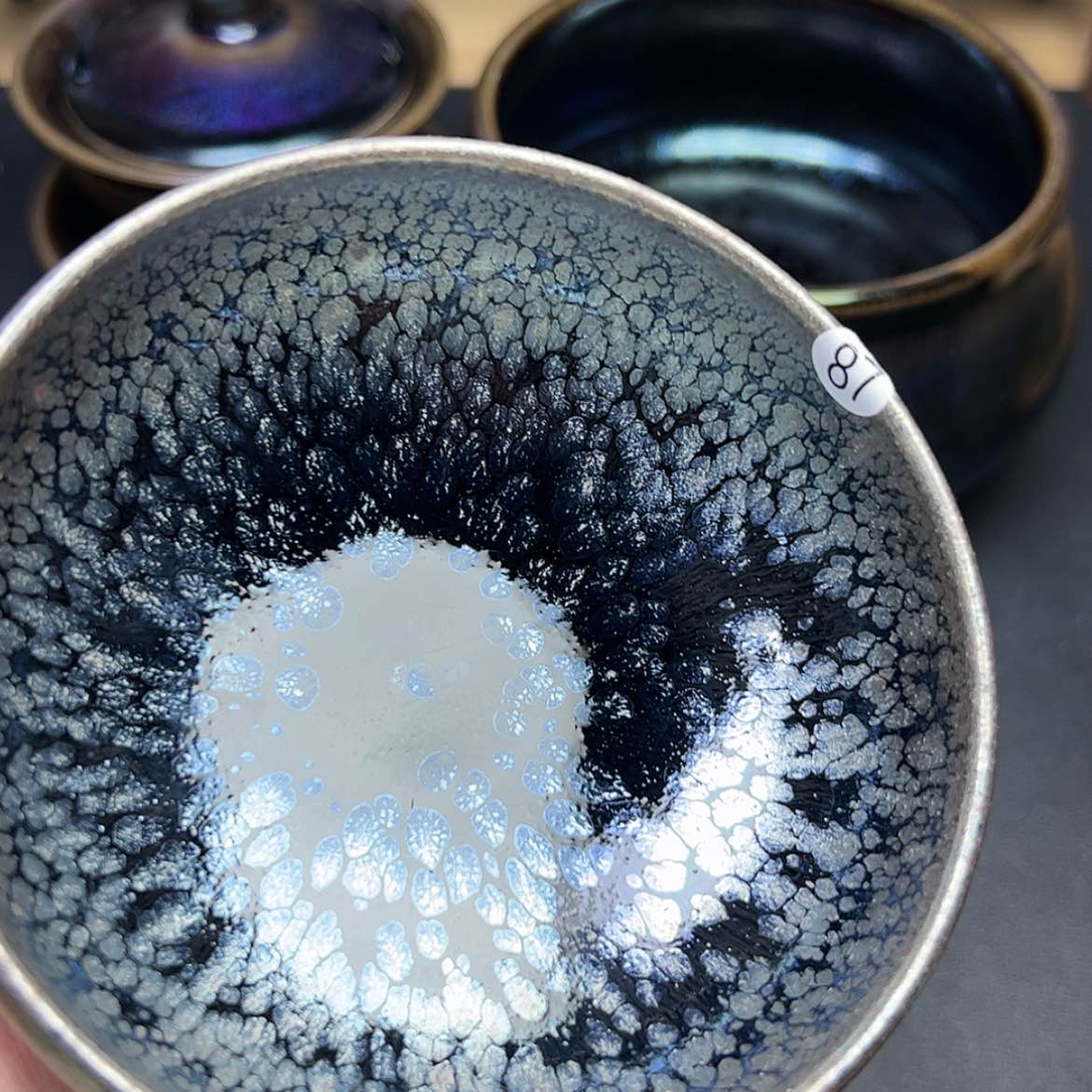 【闪购商品】茶盏金*堂建窑建盏主人杯瑕