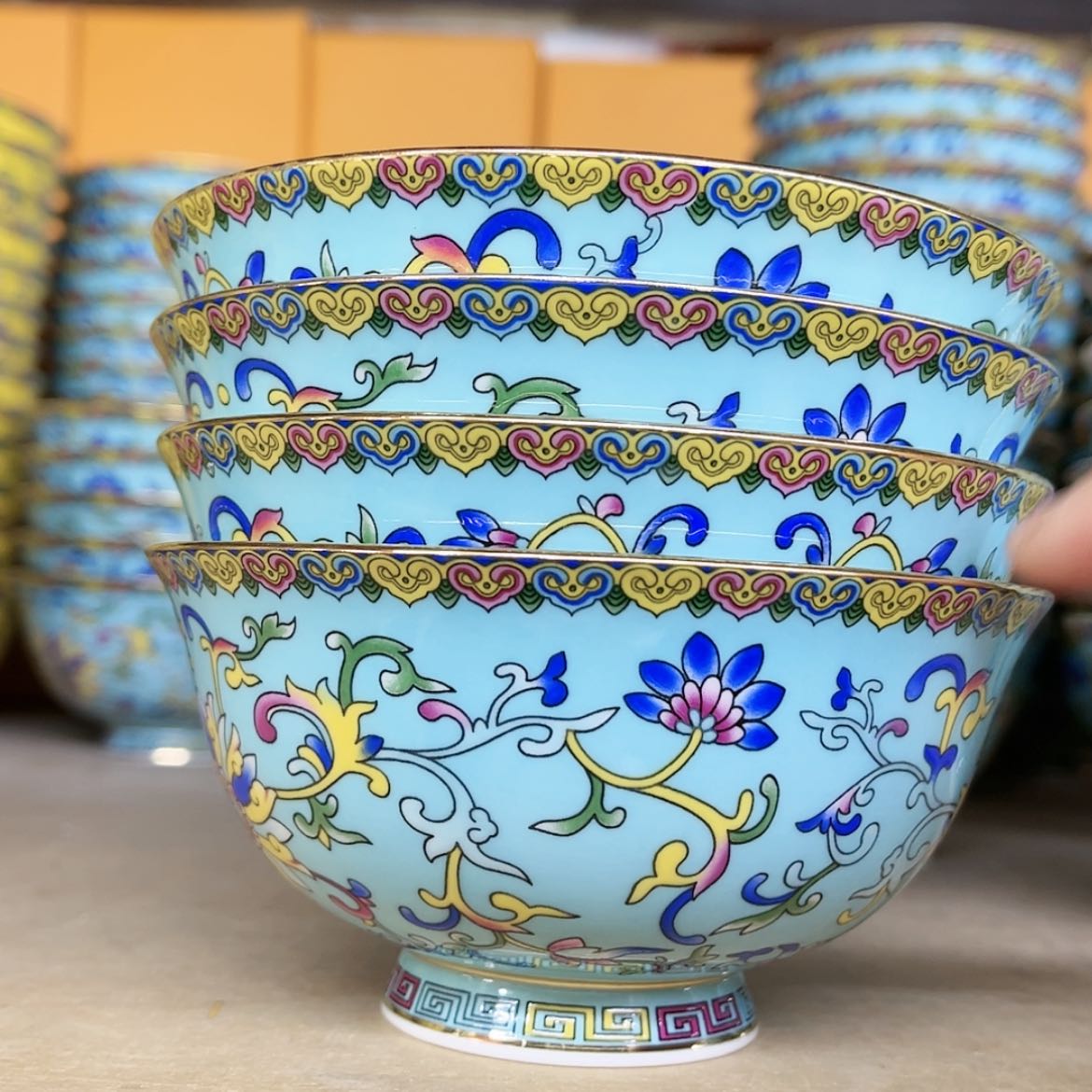 【闪购商品】骨瓷4.5寸4个……………………