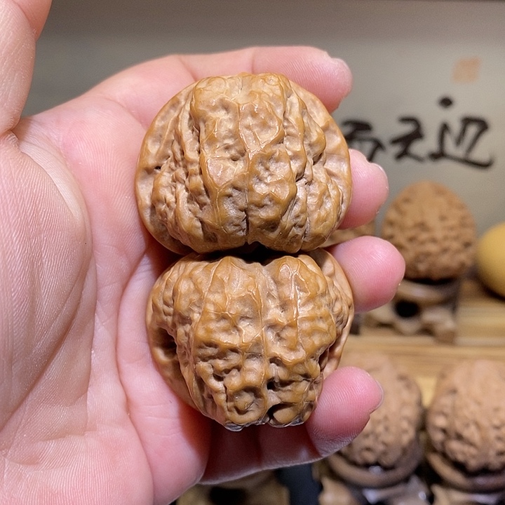 文玩核桃把件39蓟县山地石蛙
