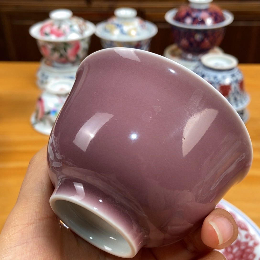 手绘现代茶具非古董