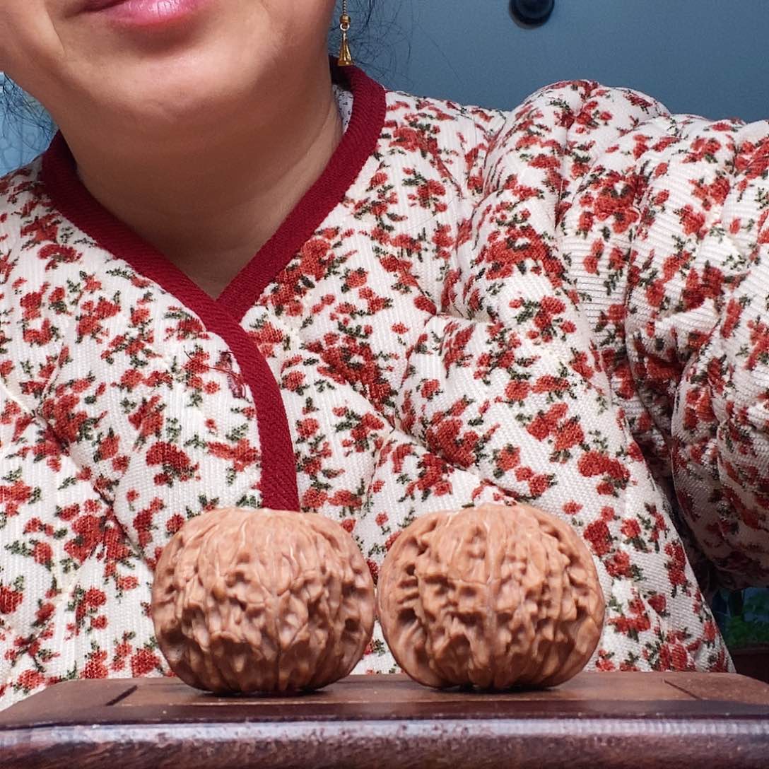 天***车文玩核桃吊坠磨盘