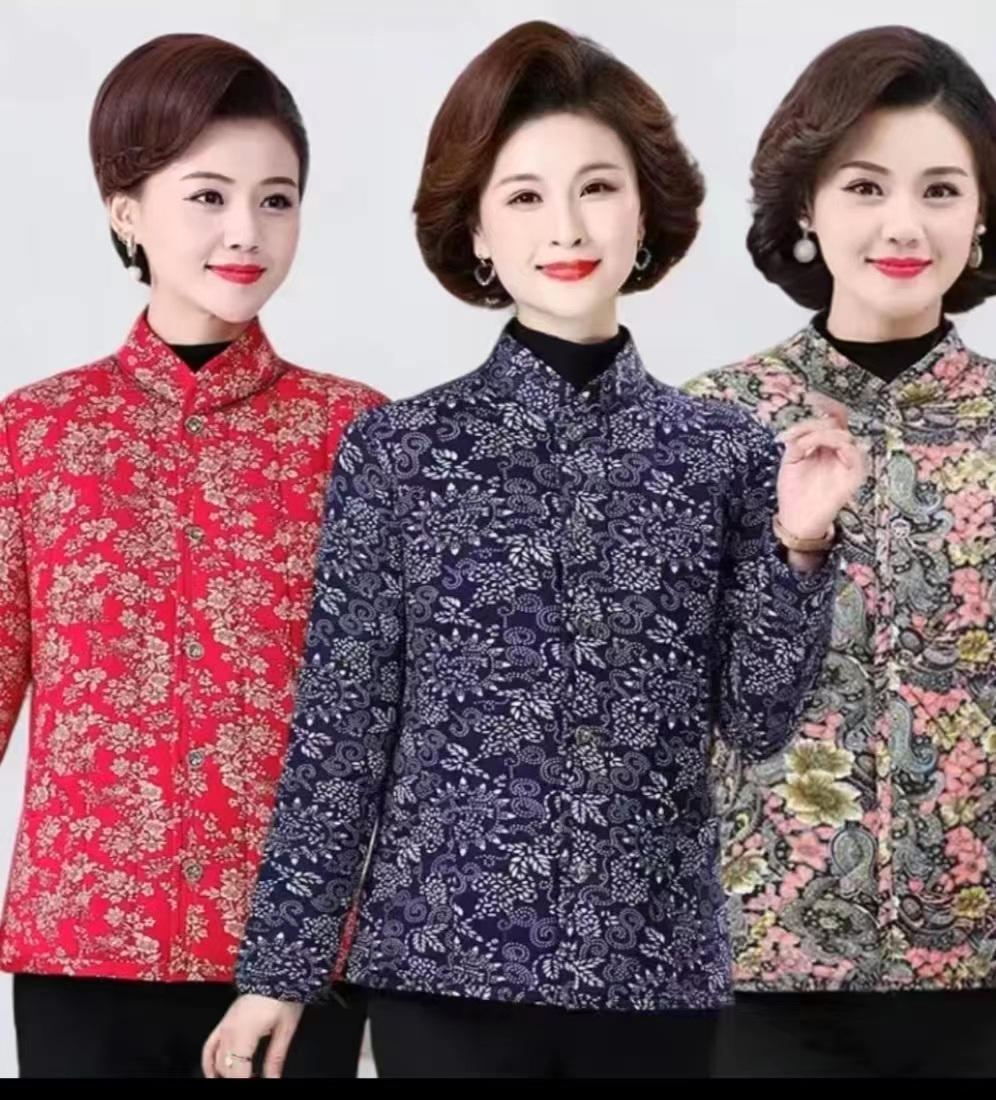 【小林补贴】中老年冬季加厚大花袄棉服 