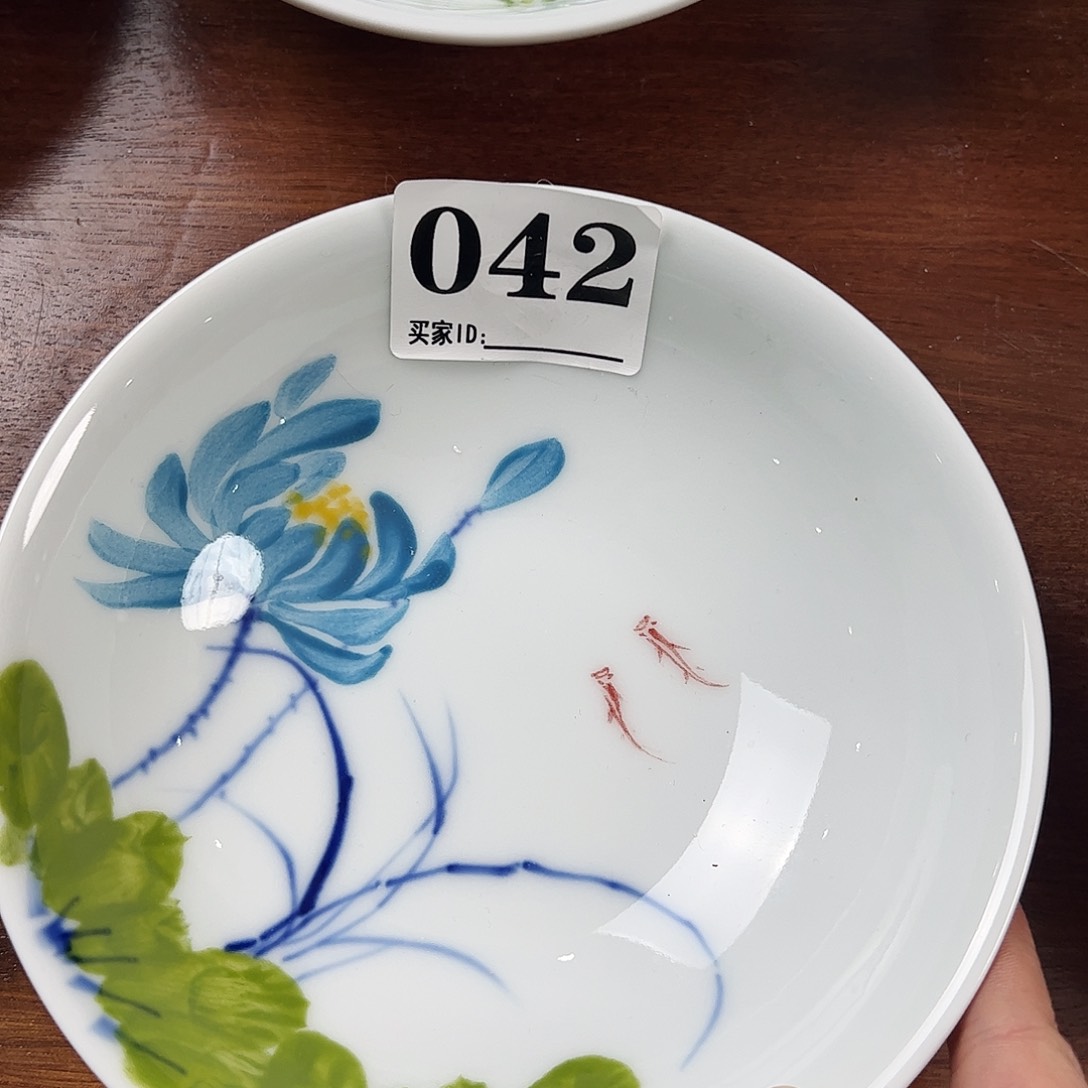 瓷片景德镇陶瓷手工手绘制作