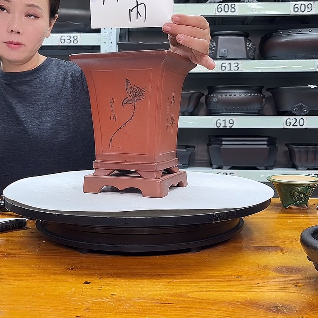 紫砂花盆宜兴紫砂27号