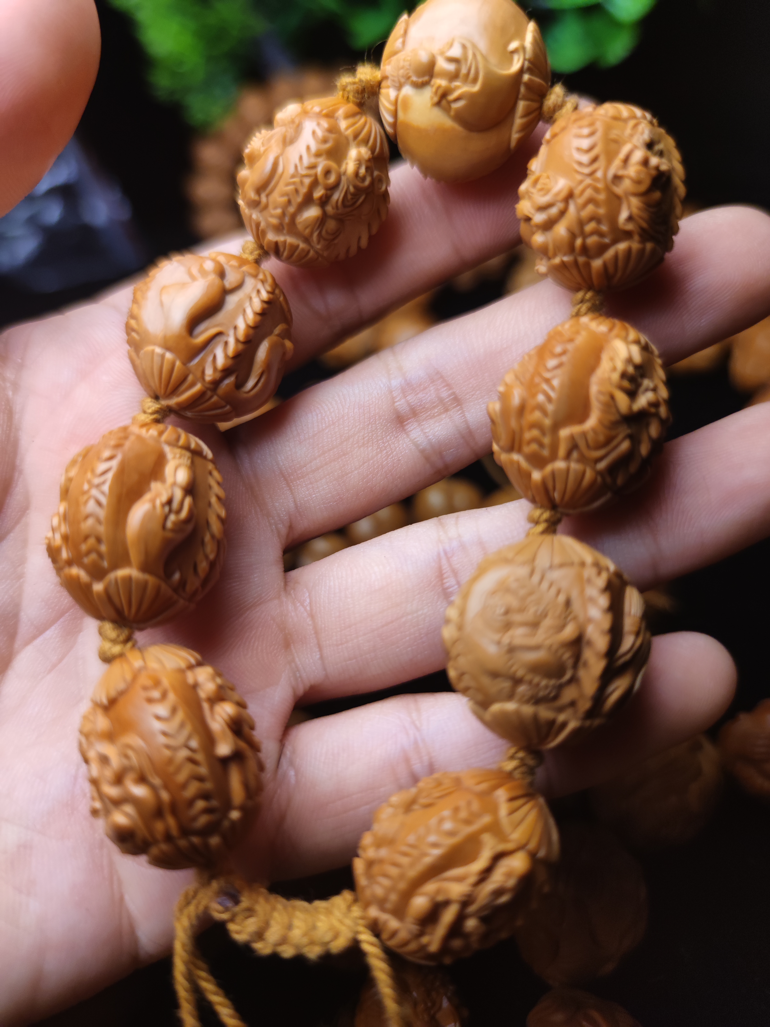橄榄核天上人间手串