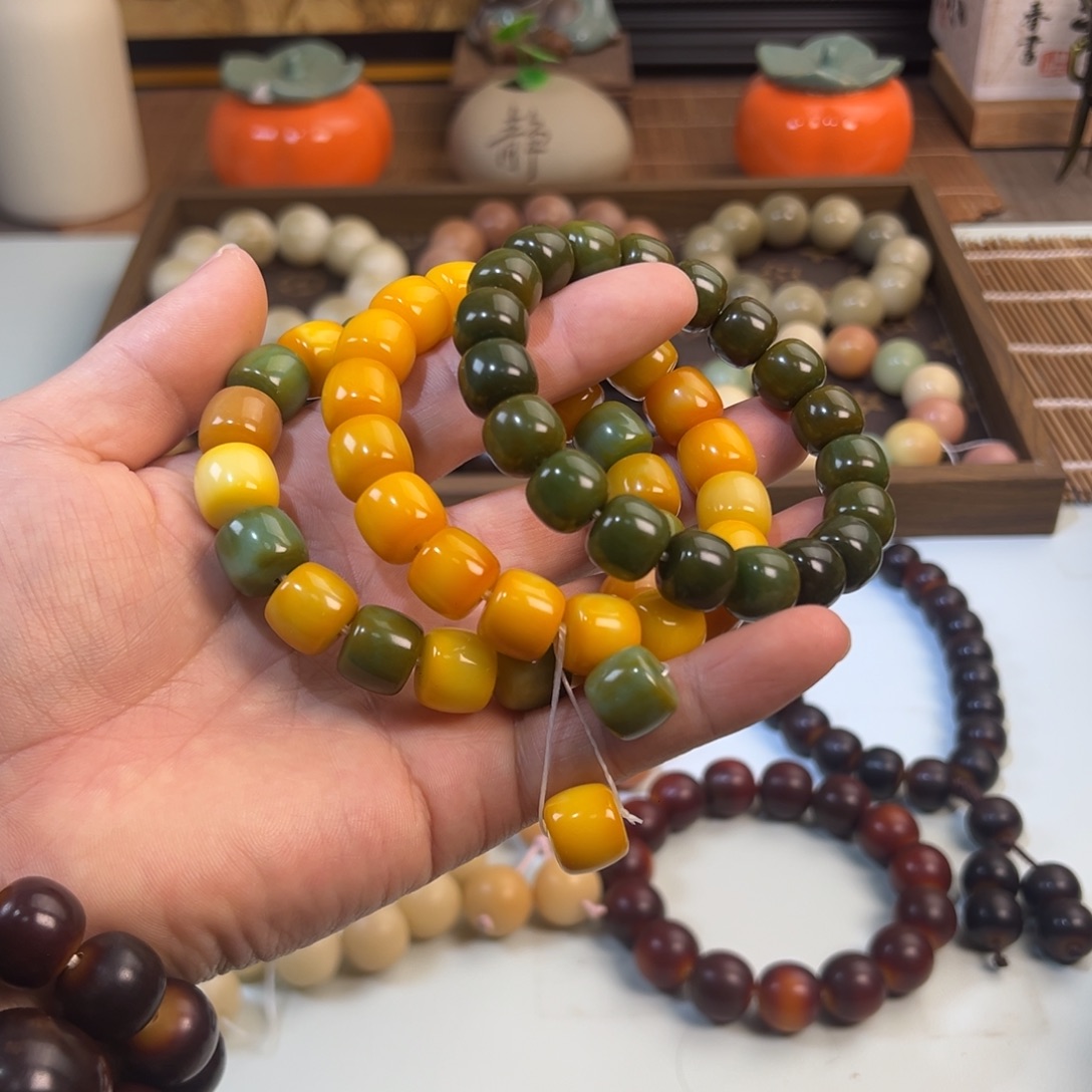 俗***妖吊坠菩提根/象牙果三条打包