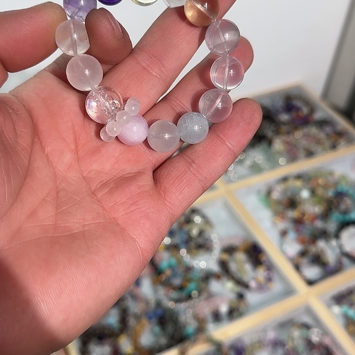 黄晶银S925镶嵌手镯