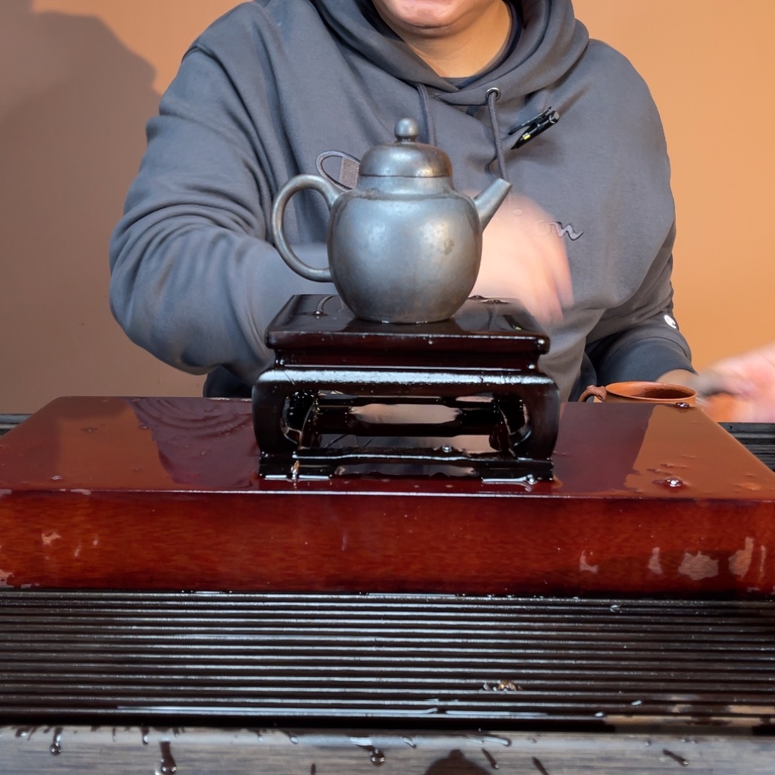 茶壶紫砂高端200cc共生段泥清式壶