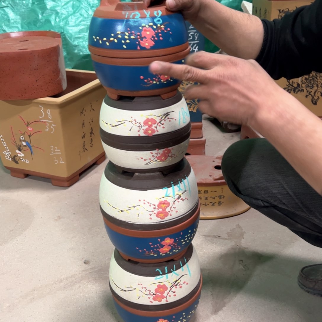 紫砂花盆紫砂花盆