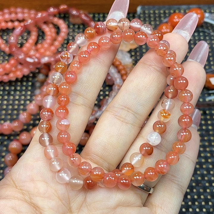 南红玛瑙未镶嵌颈饰组合