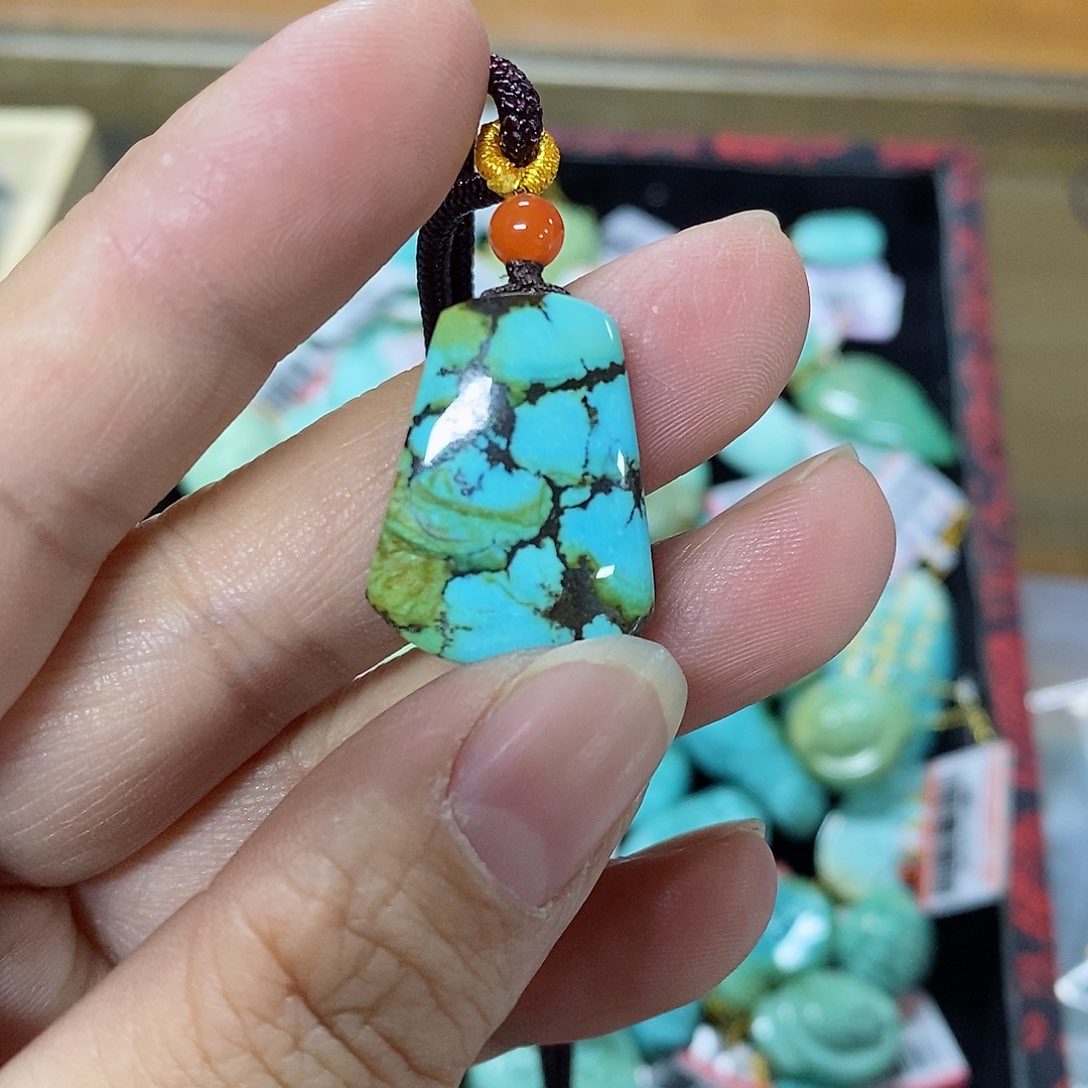 绿松石珠宝奇石未镶嵌