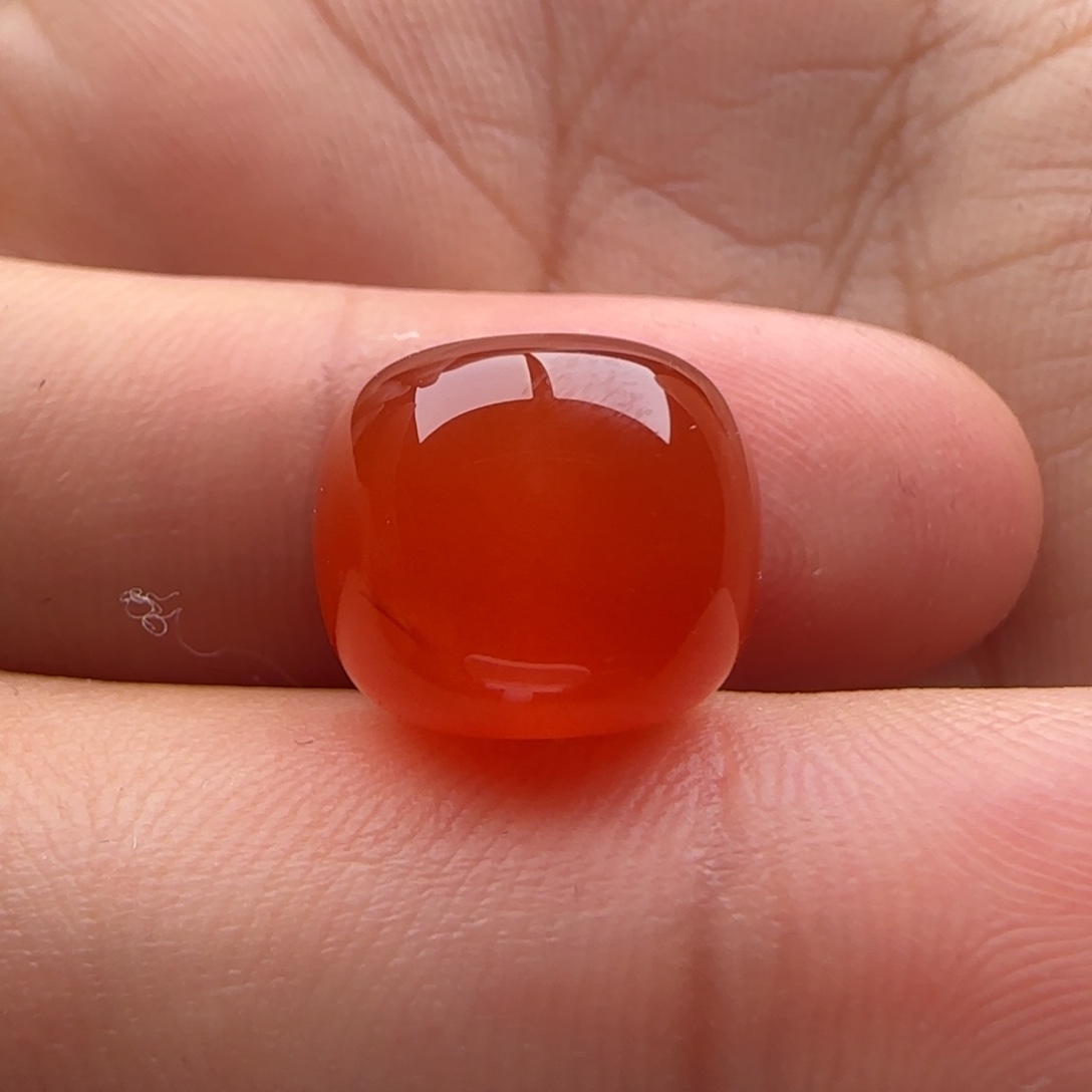 南红玛瑙老型11.9x10.4未镶嵌马牙