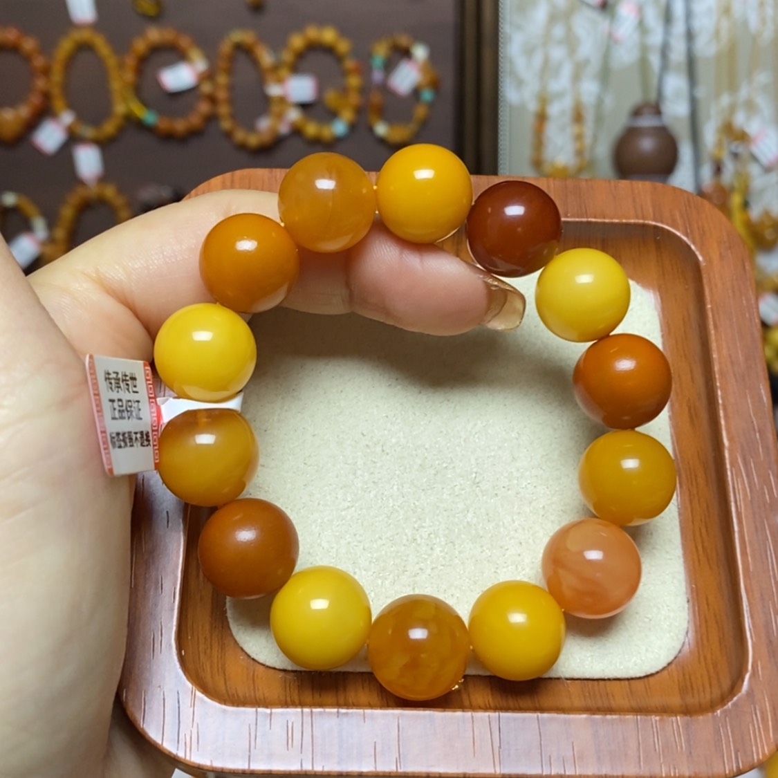 【闪购商品】手链蜜蜡未镶嵌手串