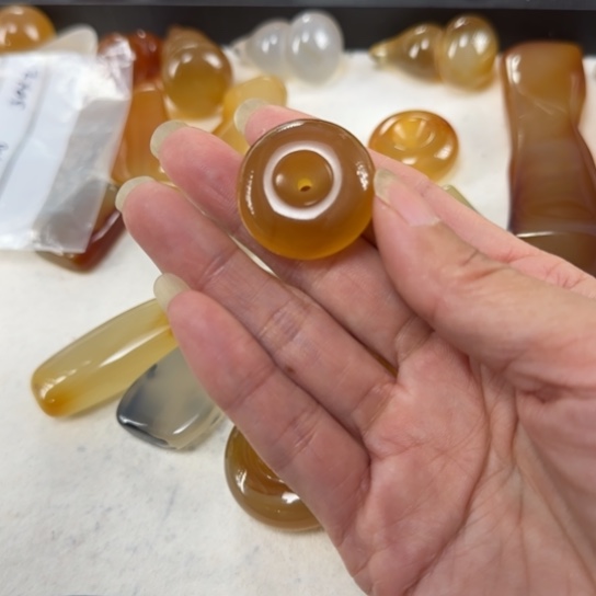 玛瑙/玉髓颈饰未镶嵌新*