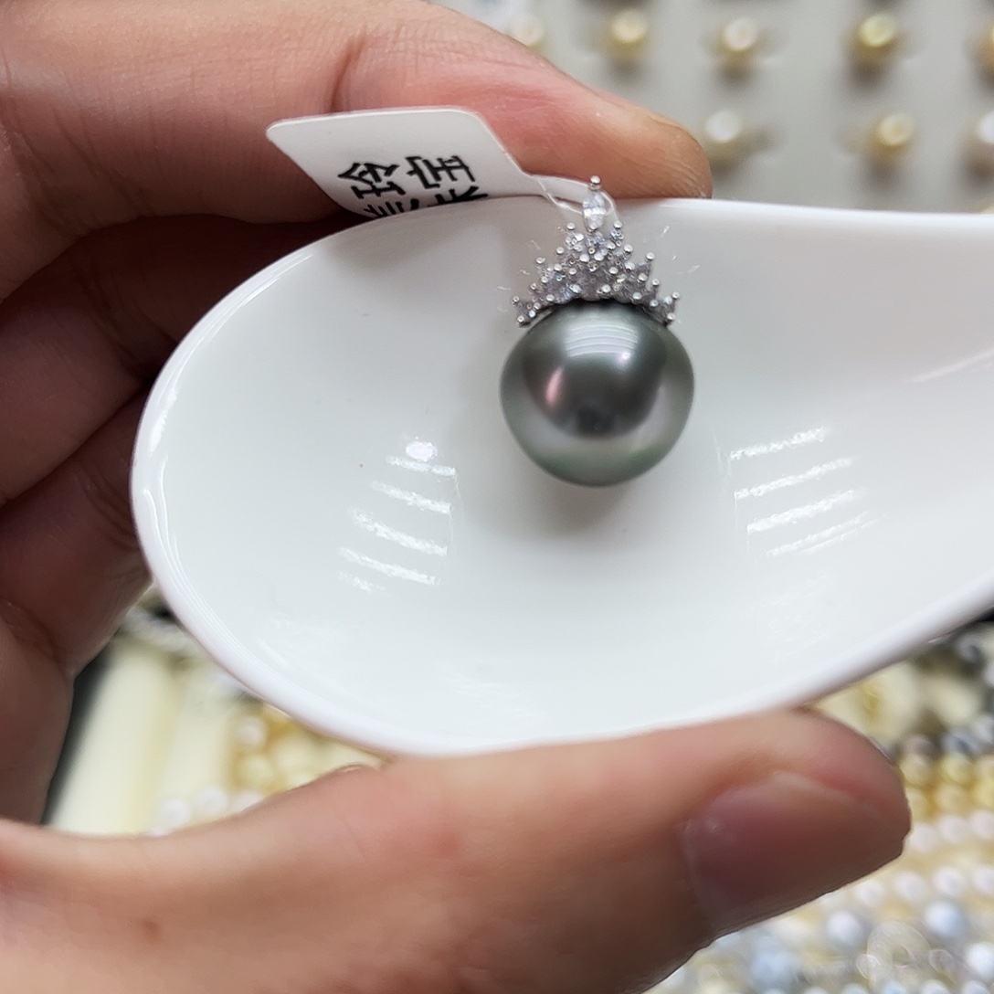 颈饰海水珍珠银S925镶嵌