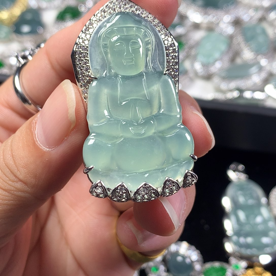 S***N翡翠未镶嵌吊坠(不含链)