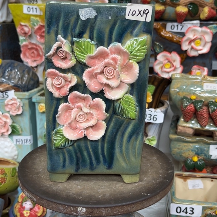 紫砂花盆粗陶材质多肉花盆