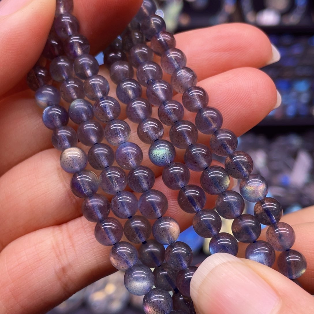 未镶嵌手串长石5.6左右