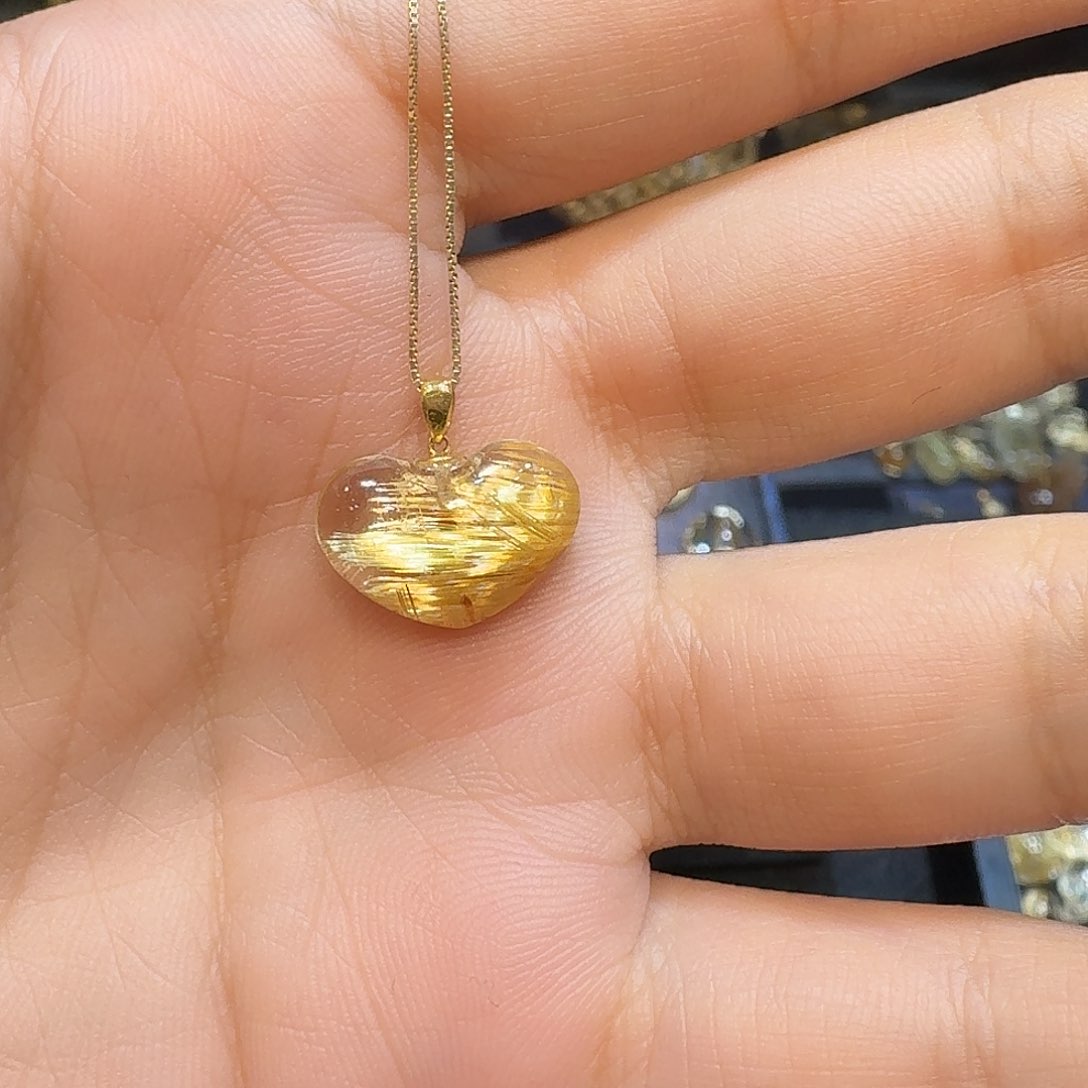 未镶嵌颈饰水晶胖*嘟爱心