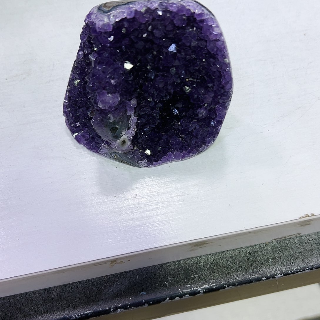 意***作大型摆件（非配饰）紫晶未镶嵌晶