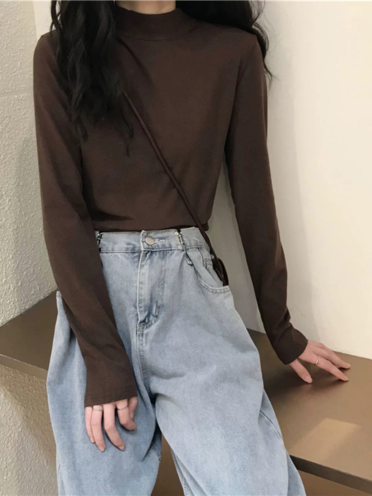 2025新款修身显瘦的打底衫