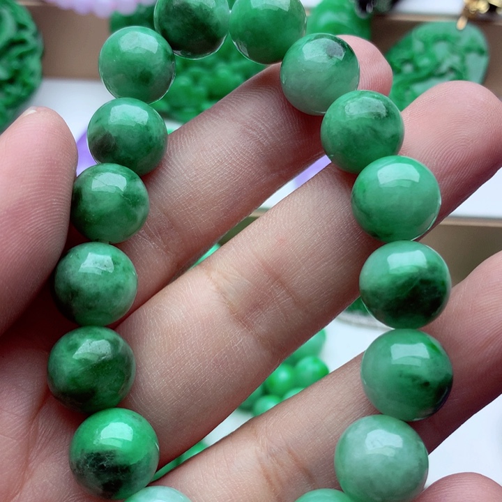 翡翠未镶嵌手链手串