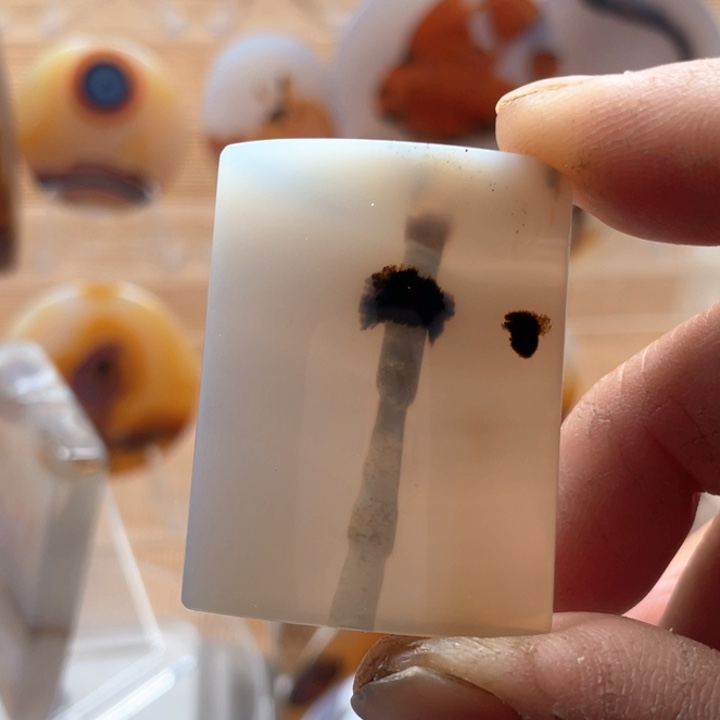 玛瑙/玉髓未镶嵌吊坠(不含链)