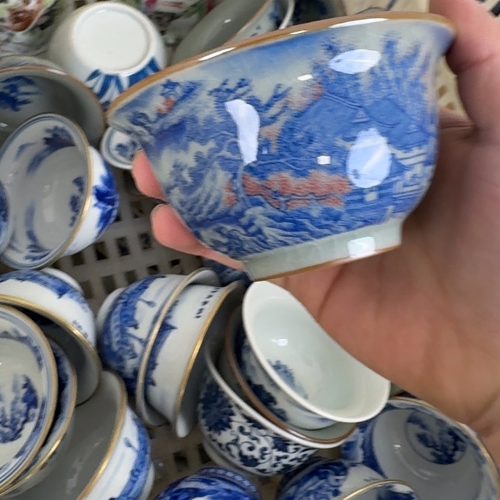 江山如此多娇压手杯的