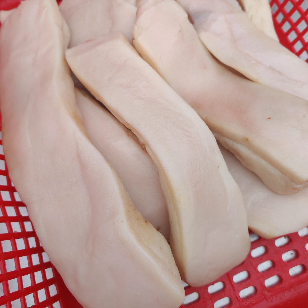 大别山黑毛猪福利品去皮碎肥肉