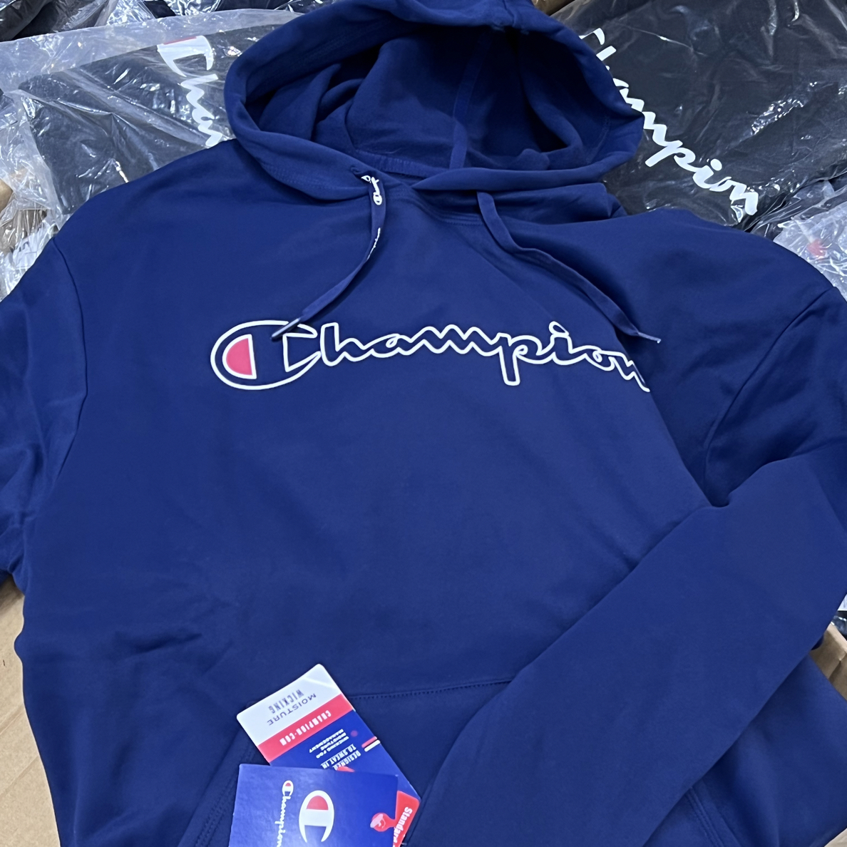 正品champion 经典草写logo卫衣（001）（王俊凯同款）美版