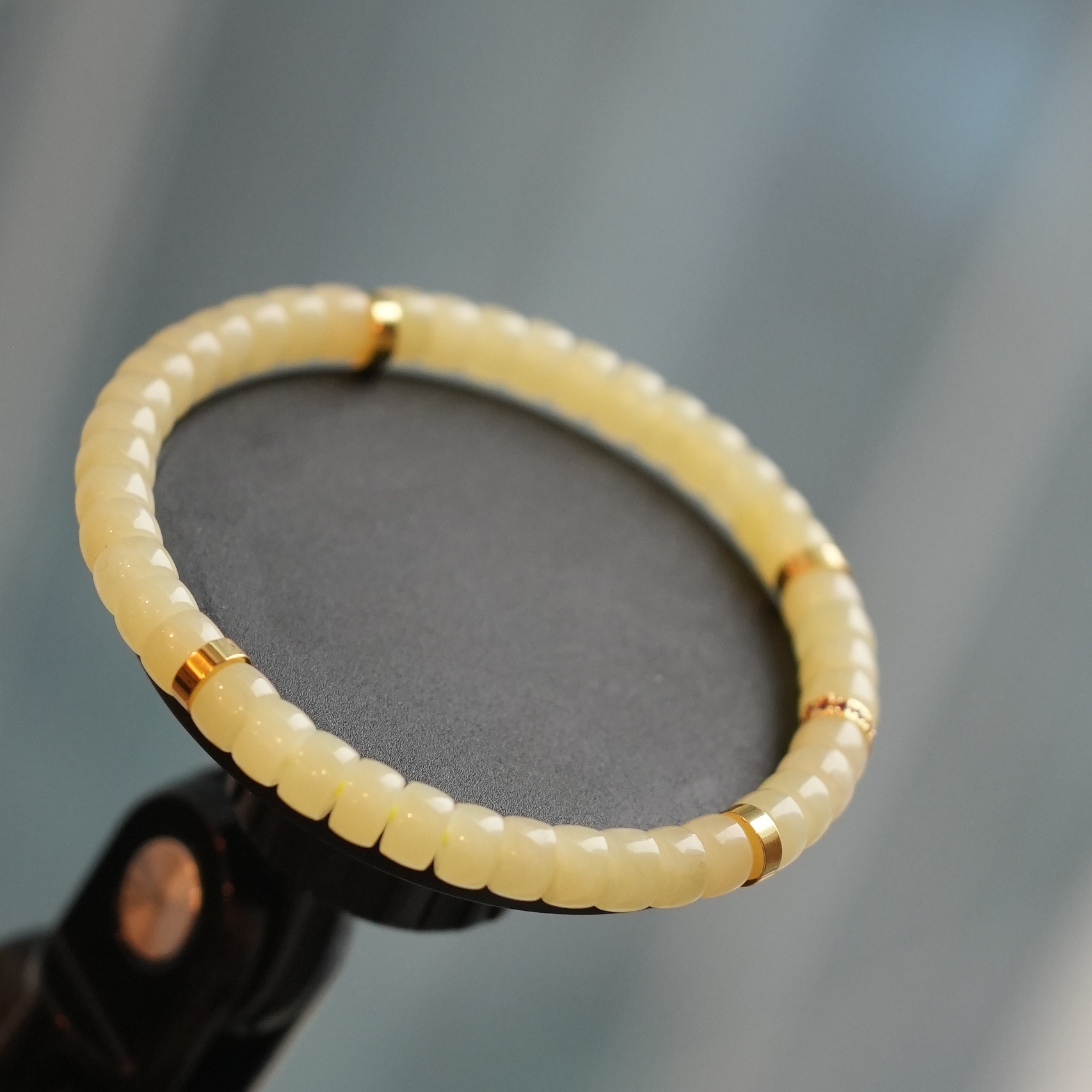 合金陶瓷手链 贰條·天然新疆直切