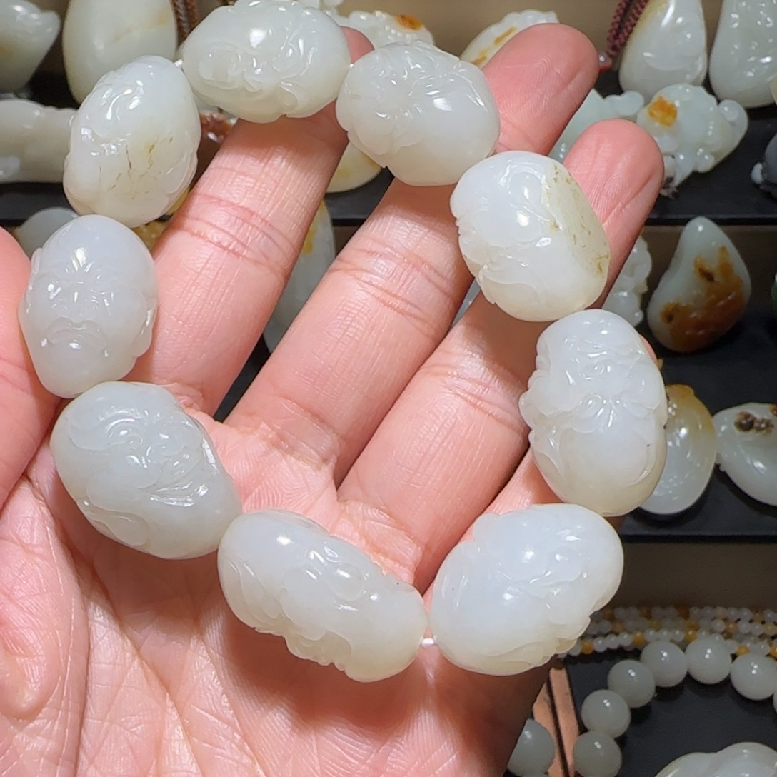 和田玉手链未镶嵌雅***）