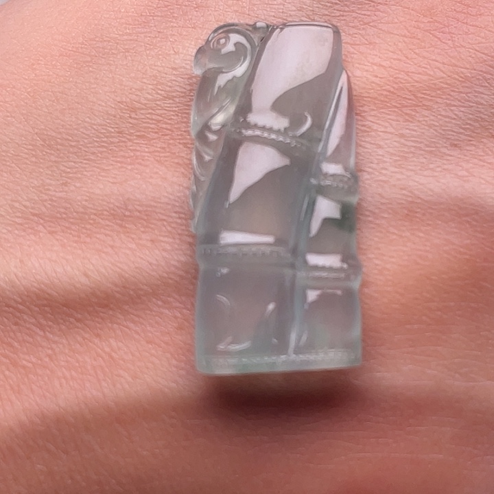 定制翡翠未镶嵌竹节