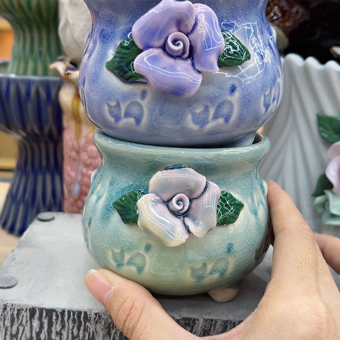 【闪购商品】陶瓷花盆