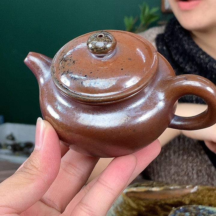 紫砂柴烧纯自然柴烧