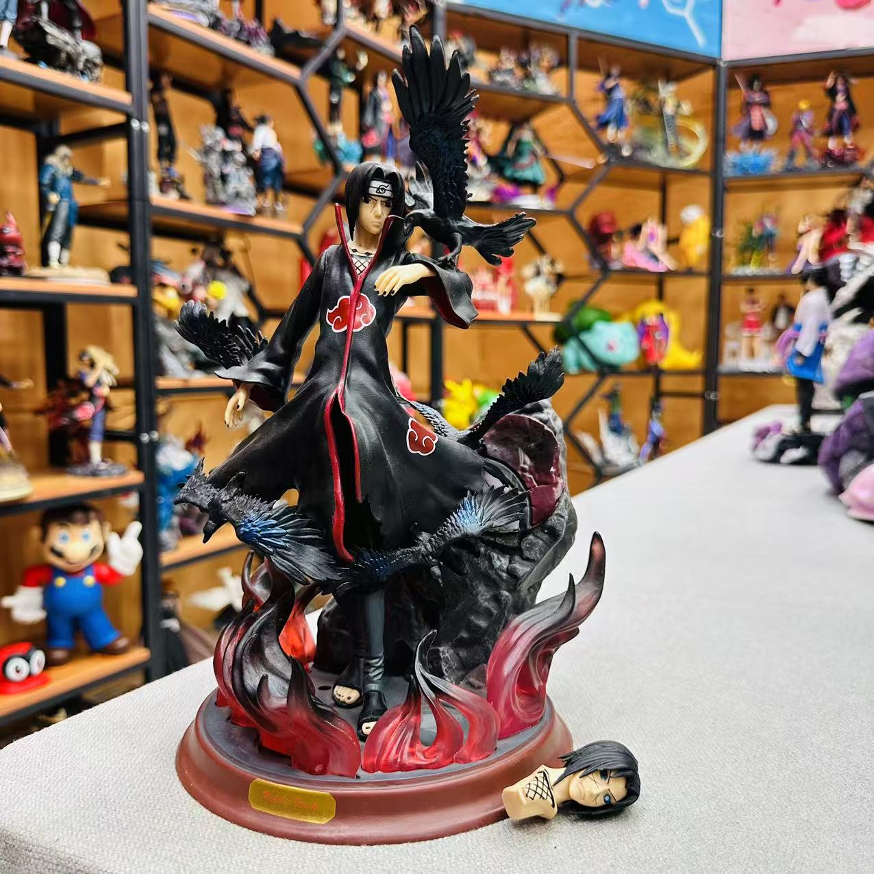 【优质好货】火影 晓组织鼬 双头雕 29CM 精致手办摆件