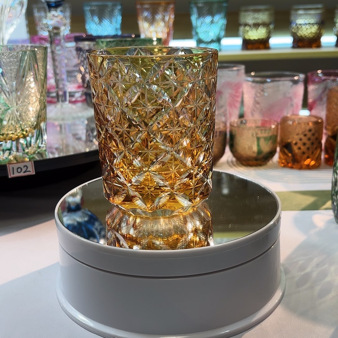 镜***子水晶玻璃吸管款七宝