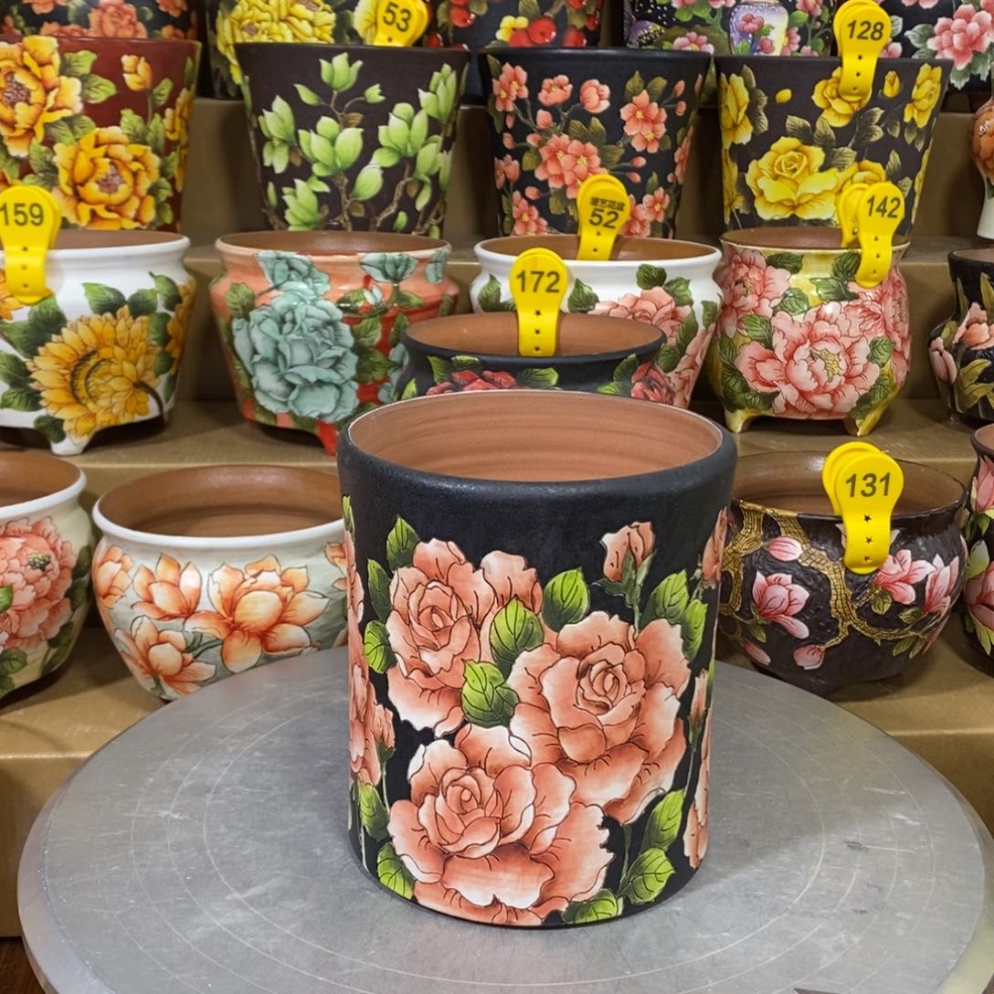 景德镇精品博采美盆12.5/15