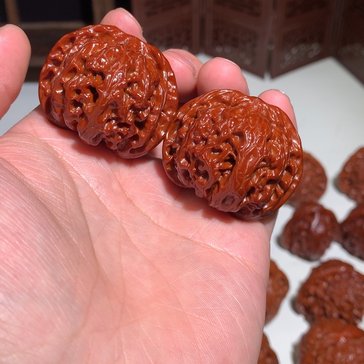 文玩核桃把件苹果10