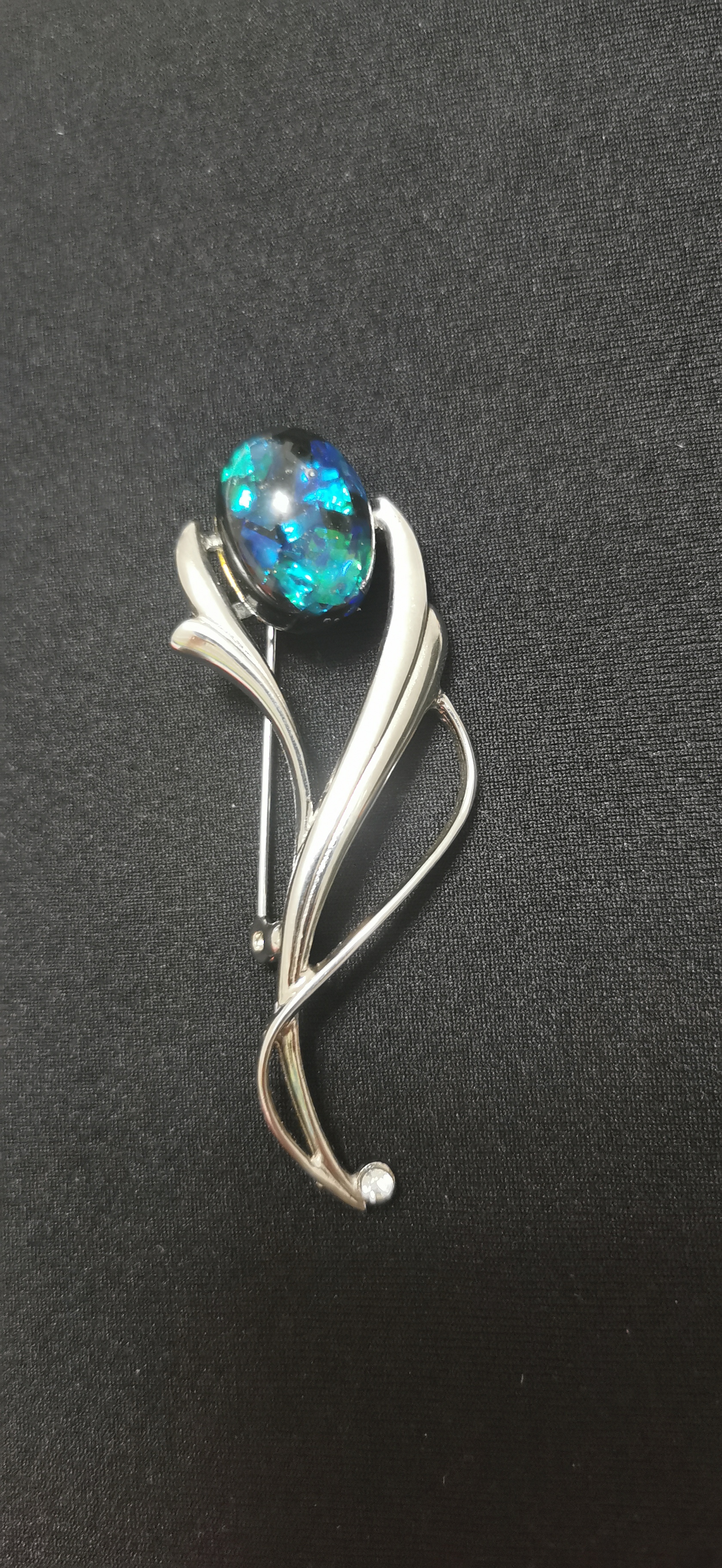 合金亚克力胸针 优雅小众炫彩幻彩胸针