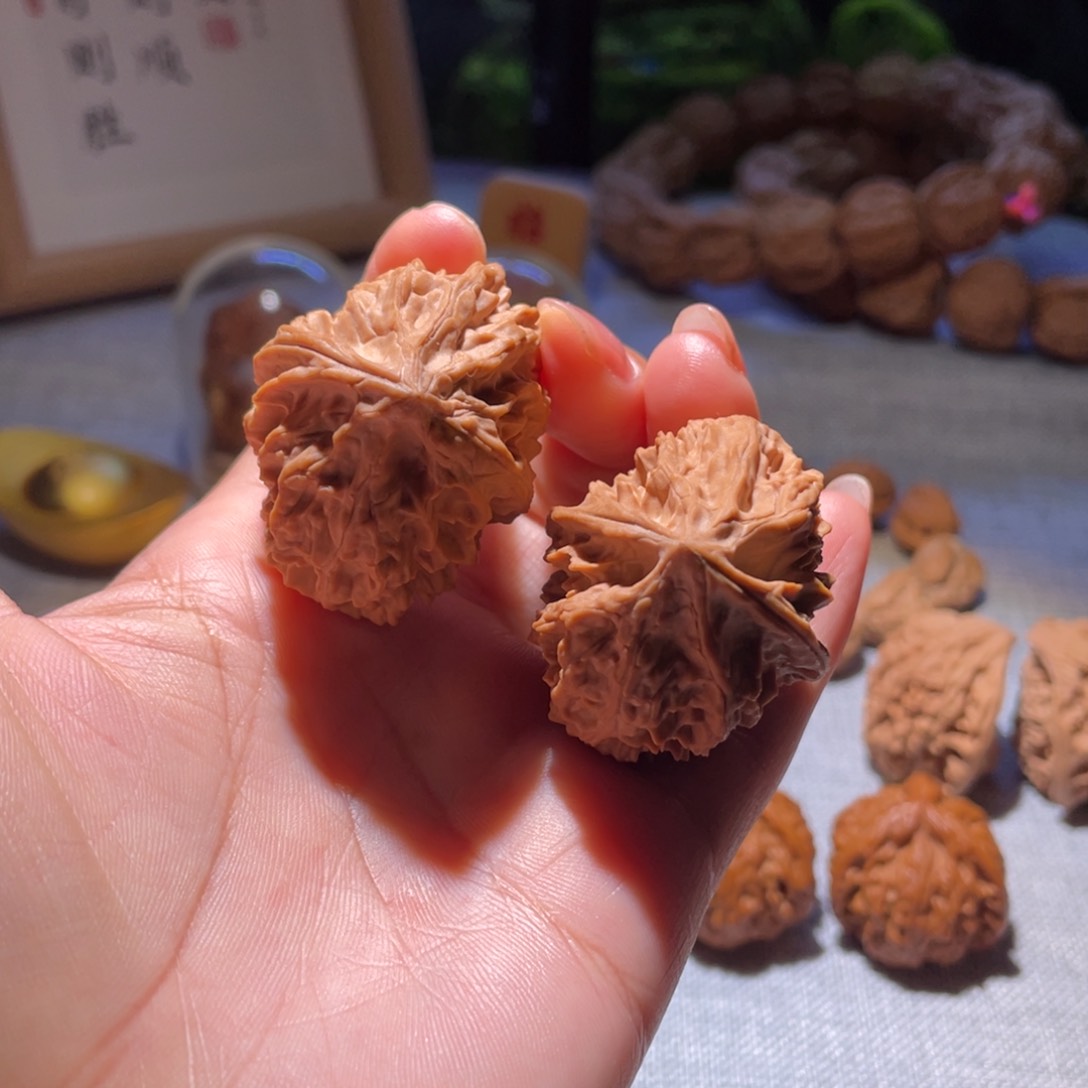 桃核把件34全品龙骨