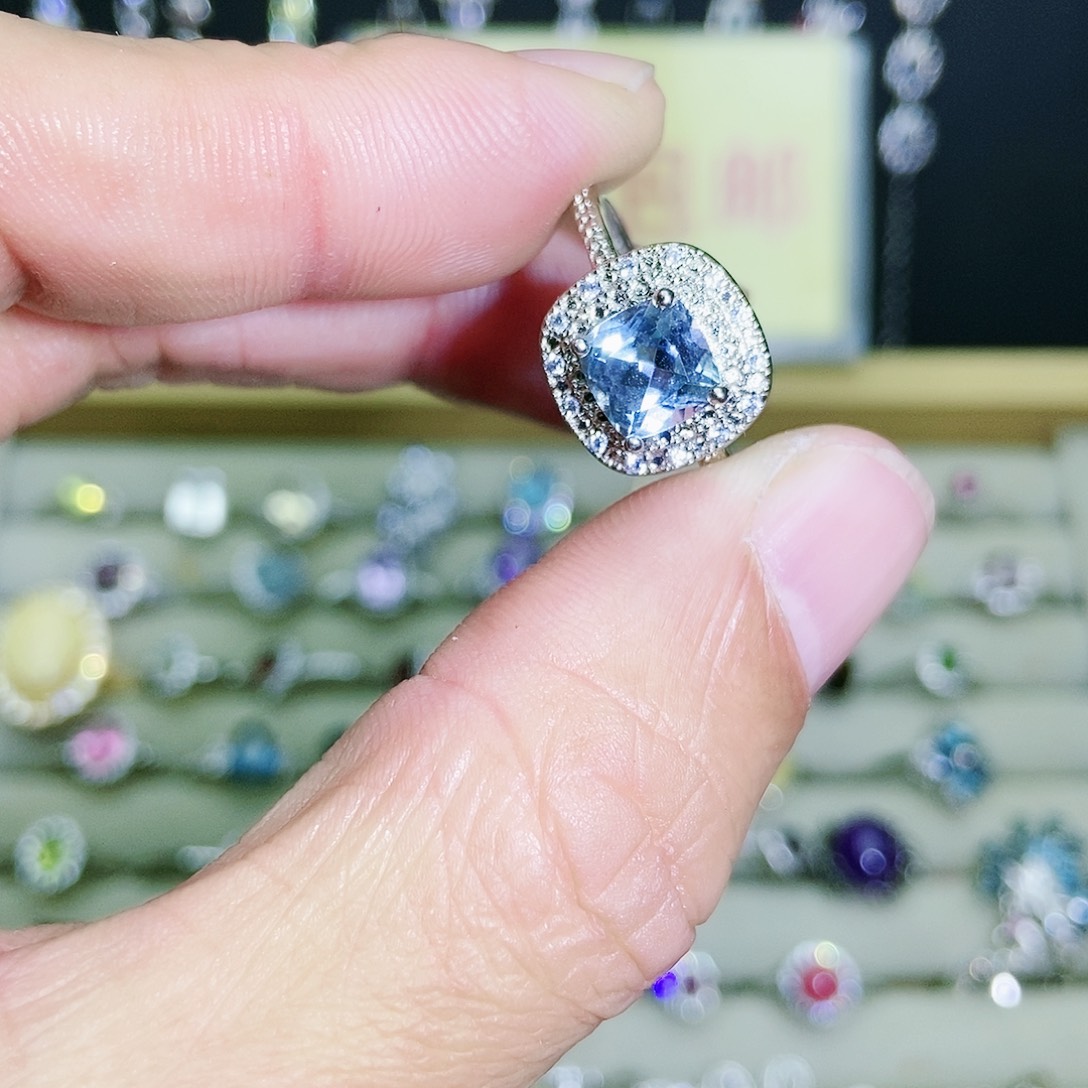【闪购商品】未镶嵌戒指托帕石