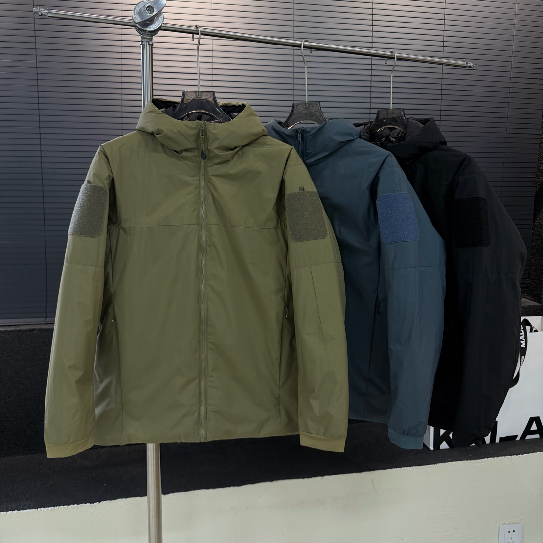 轻量化军版保暖百搭棉服户外通勤商务棉衣标准长袖防风男帽款多兜