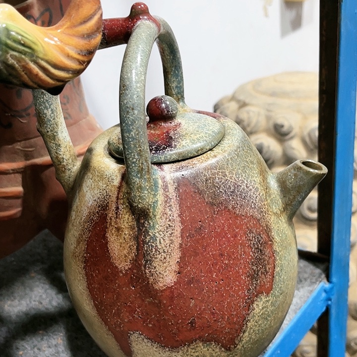 瓦当摆件摆件茶桌茶台陶瓷丁