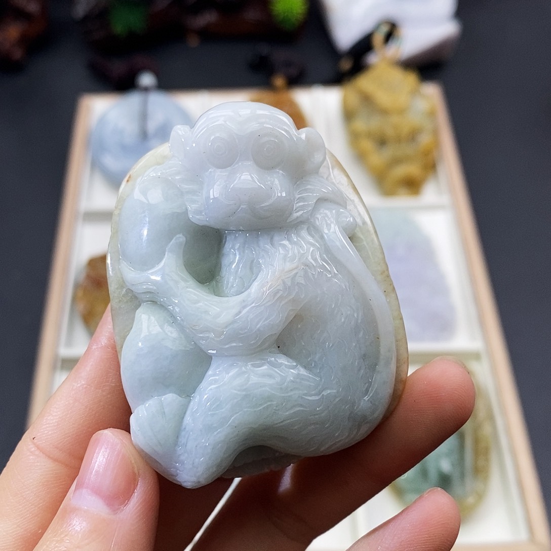 颈饰未镶嵌翡翠缅甸翡翠a货